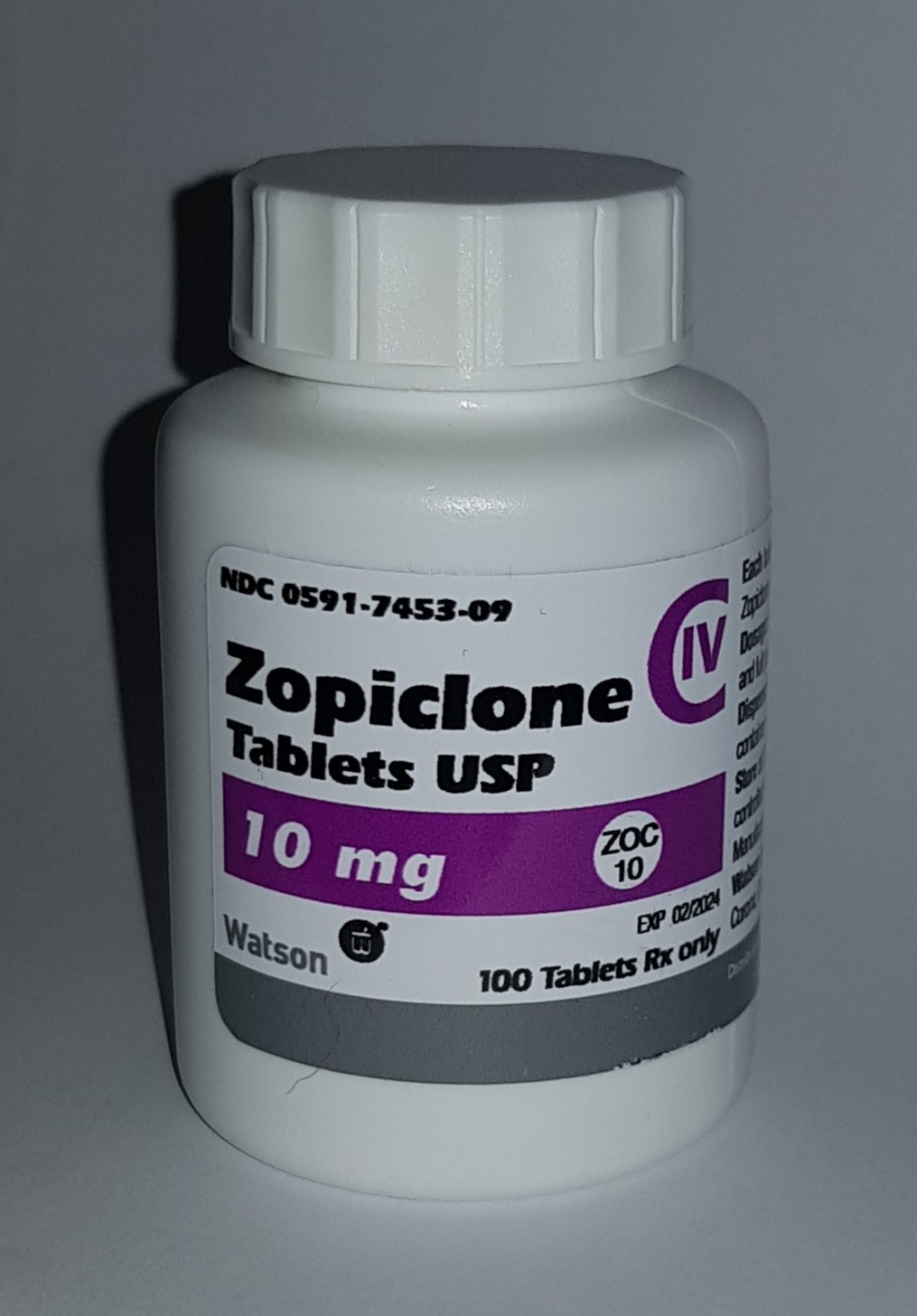 BUY ZOPICLONE 10MG (100 Tablets)